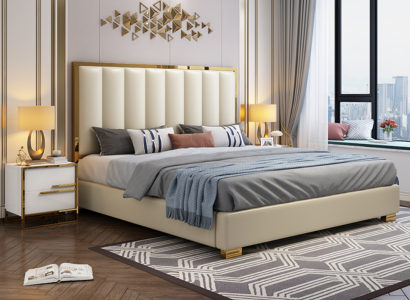 Bett Këssen Design Luxus Duebel Hotel Better 180x200cm Schlofzëmmer